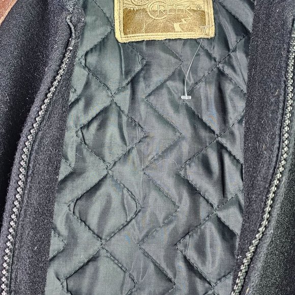 Vtg 2000 Cripple Creek PBR Wrangler Presented Las Vegas Leather Bomber, Kids 6/7 - Picture 7 of 9